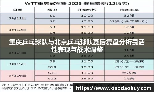 重庆乒乓球队与北京乒乓球队赛后复盘分析灵活性表现与战术调整